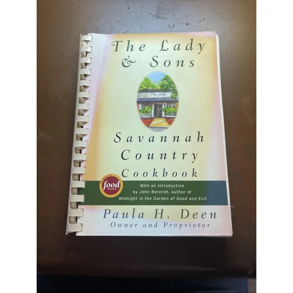 Vintage The Lady and Sons 1998 Paula Deen Country Cookbook Savannah Spiral Bound
